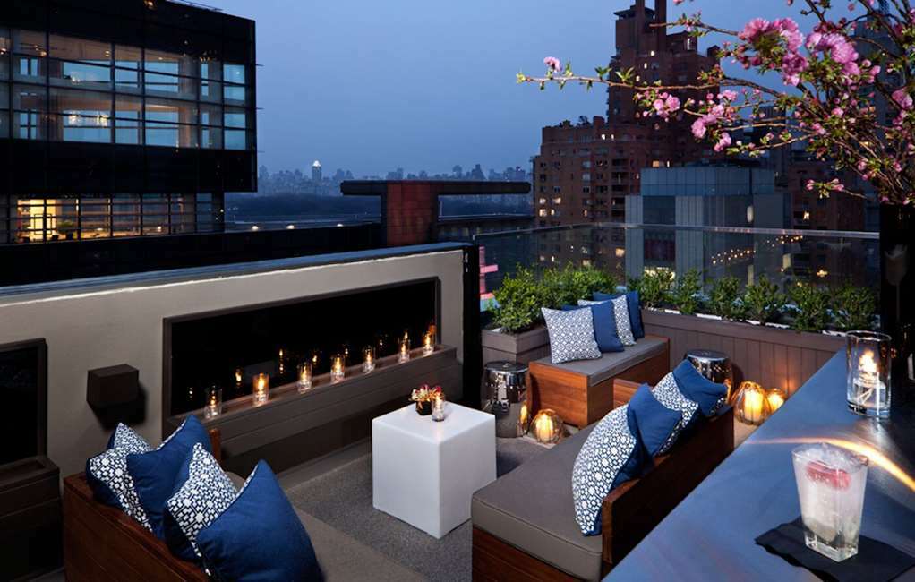 6 Columbus Central Park Hotel New York Restaurace fotografie